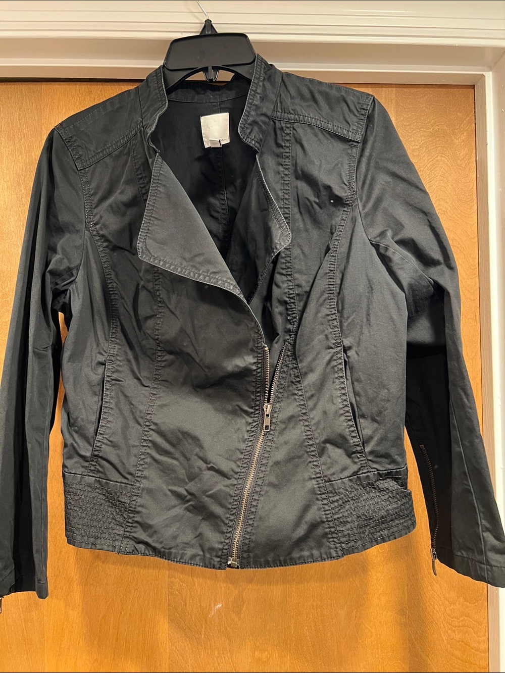 Halogen Women's Black Zip-Front Jacket